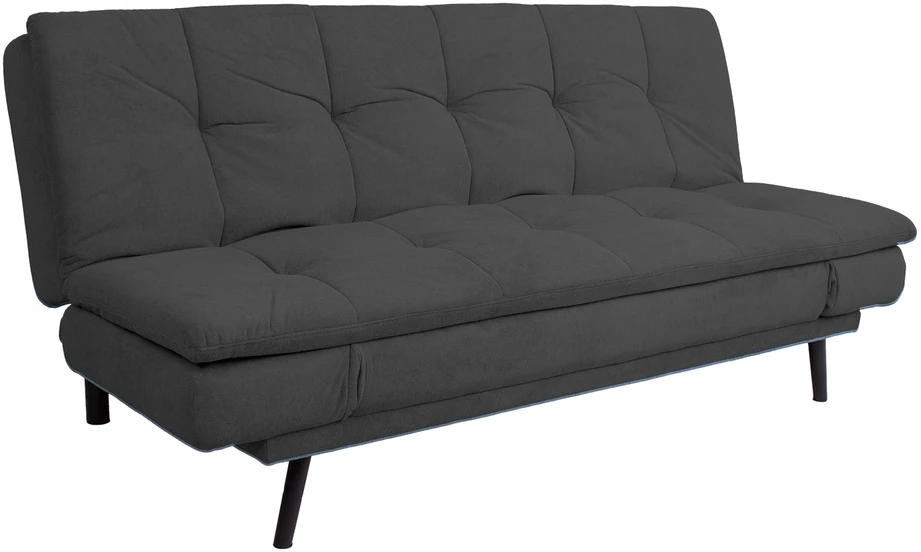 Home4You Dark Sofa-lova ROXY 189x88xH91cm, tamsiai pilka