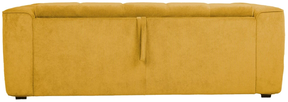 Home4You Spring Sofa-lova STELLA su spyruokliniu čiužiniu, geltona