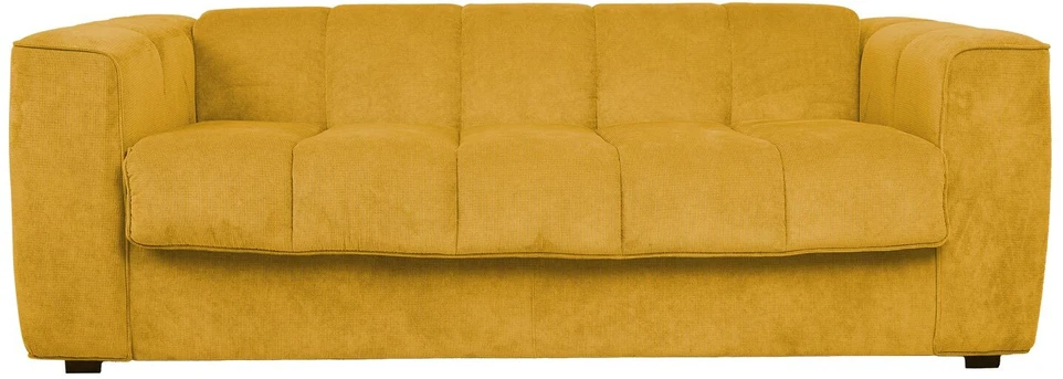 Home4You Sofa-lova STELLA su spyruokliniu čiužiniu, geltona