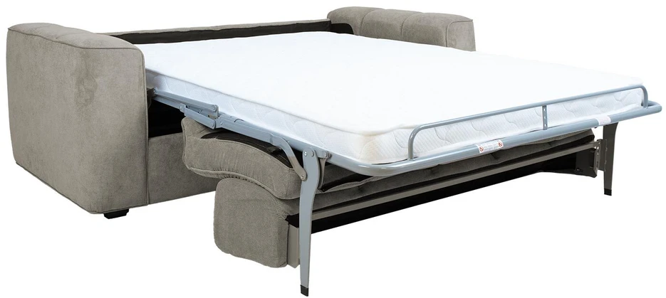 Home4You Sofa-lova STELLA su spyruokliniu čiužiniu, pilka