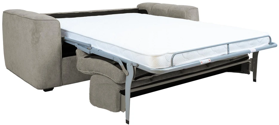 Home4You Spring Sofa-lova STELLA su spyruokliniu čiužiniu, pilka