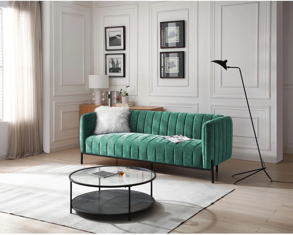 Home4You Sofa-lova TAMIKA 3-vietė, žalia