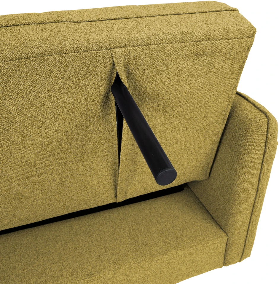 Home4You Sofa-lova VISBY 200x88xH93cm, geltona