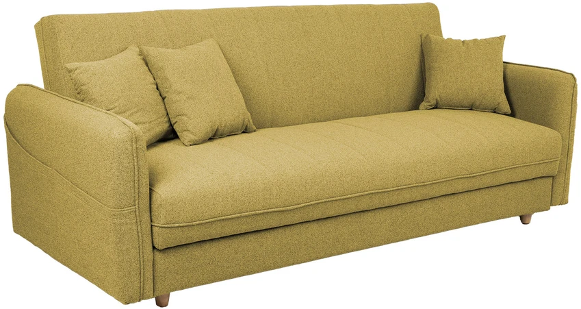 Home4You Sofa-lova VISBY 200x88xH93cm, geltona