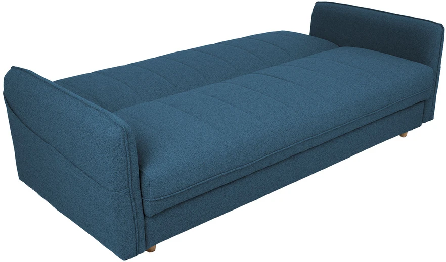 Home4You Mėlyna Sofa-lova VISBY 200x88xH93cm, mėlyna