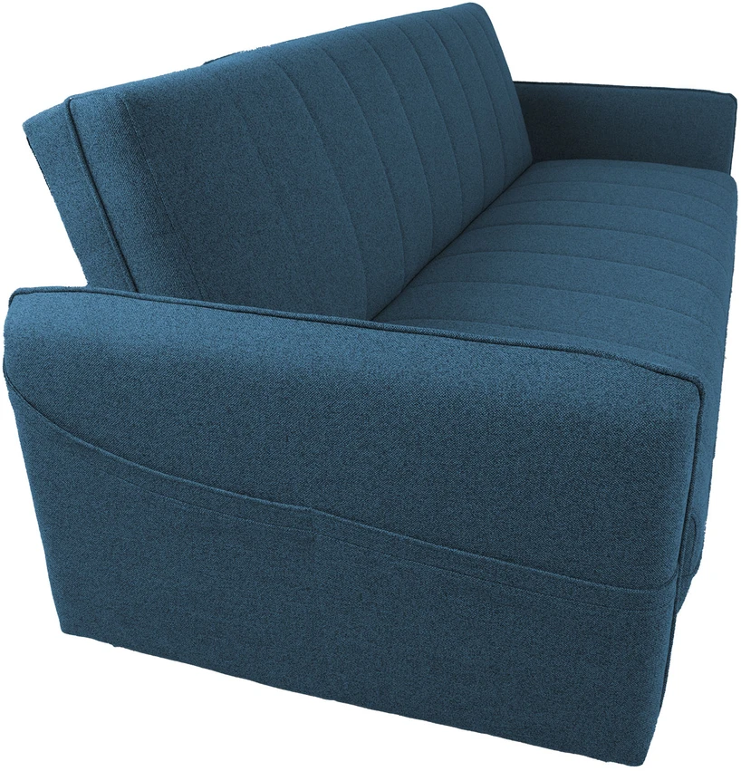 Home4You Mėlyna Sofa-lova VISBY 200x88xH93cm, mėlyna