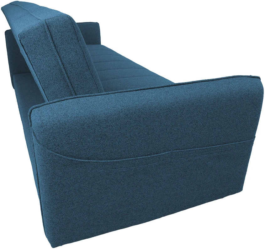 Home4You Mėlyna Sofa-lova VISBY 200x88xH93cm, mėlyna