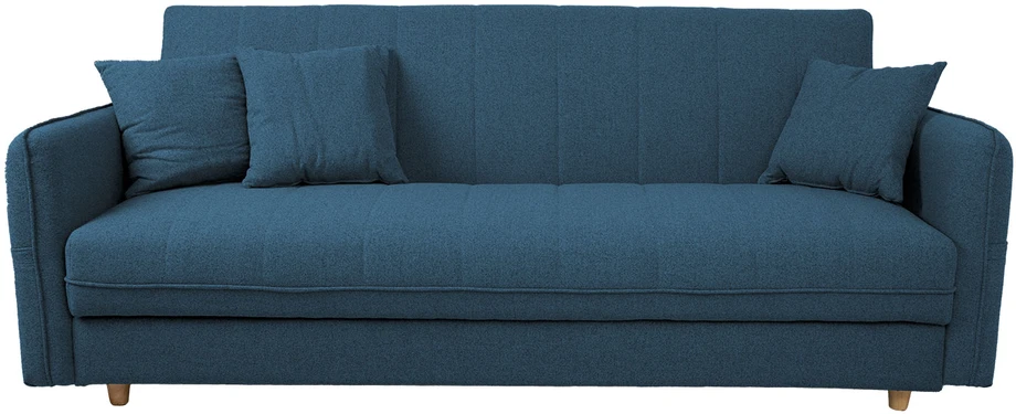 Home4You Mėlyna Sofa-lova VISBY 200x88xH93cm, mėlyna