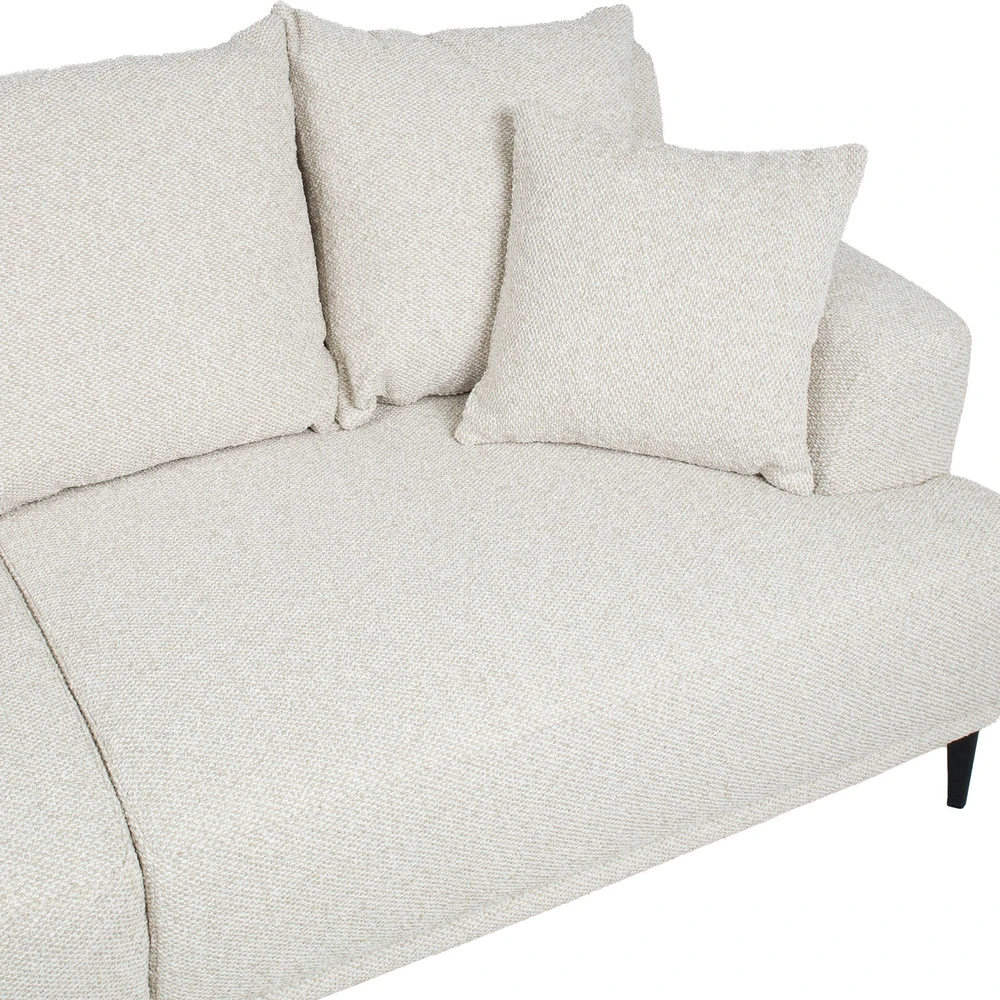 Home4You Sofa MAGNOLIA 3-vietė, šviesiai smėlio