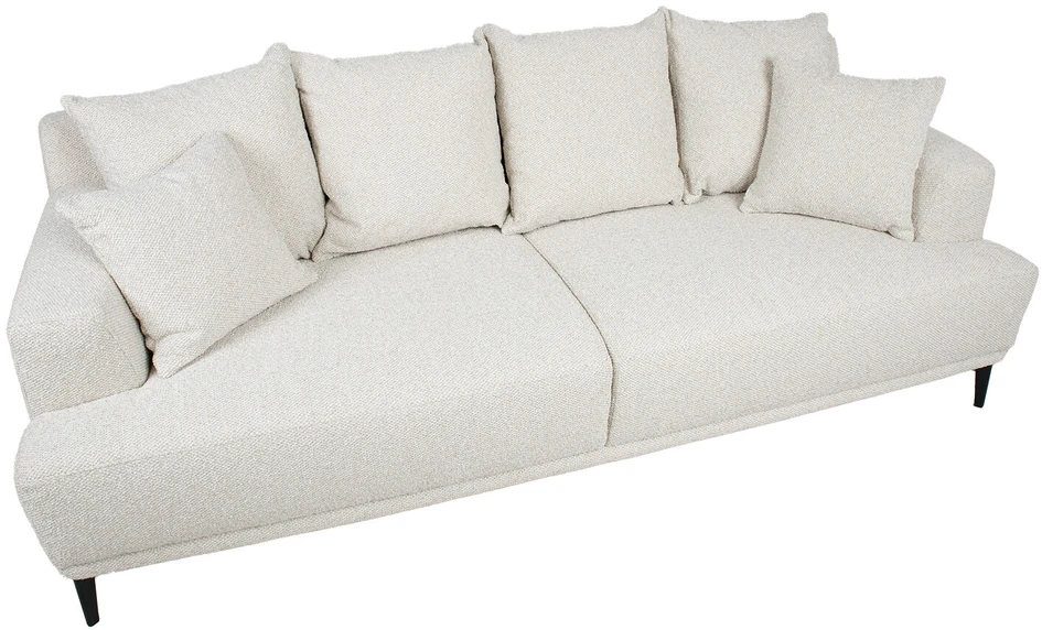 Home4You Sofa MAGNOLIA 3-vietė, šviesiai smėlio