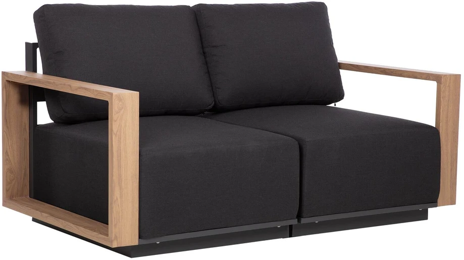 Sofa Home4You Sofos modulis „FULLER“ 68 x 89 x H70,5 cm, tamsiai pilkos spalvos