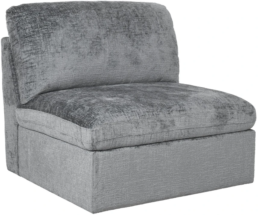 Home4You Modulinė sofa „SAMOA“ – vienvietė sekcija be porankių, pilka