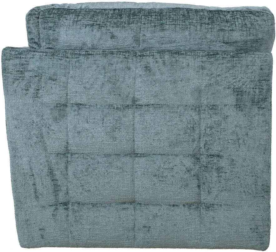Home4You Modulinė sofa „SAMOA“ – 1-vietis kampinis modulis, vandenyno žalios spalvos