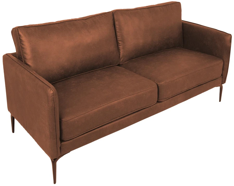 Home4You Sofa SOFIA 2-vietė, ruda