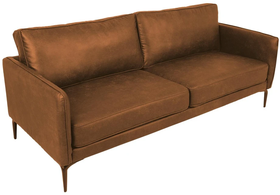 Home4You Sofa SOFIA 3-vietė, ruda