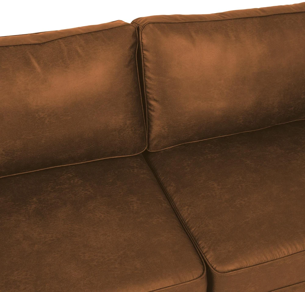 Home4You Sofa SOFIA 3-vietė, ruda
