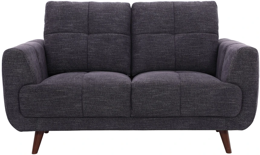 Home4You Dark Sofa STEVE, 2 vietų, tamsiai pilka