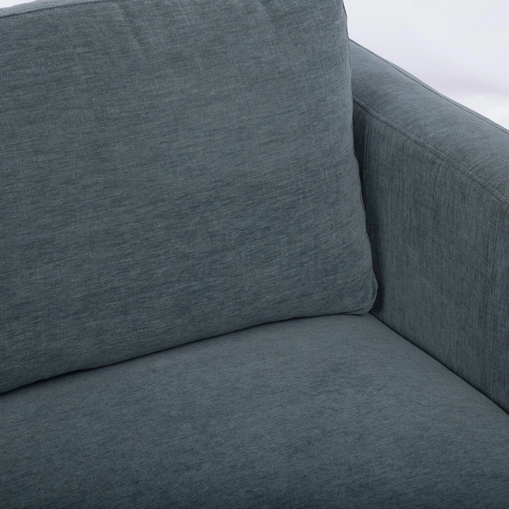 Home4You Dvivietė sofa „STEVENS“, žalsvai pilkos spalvos