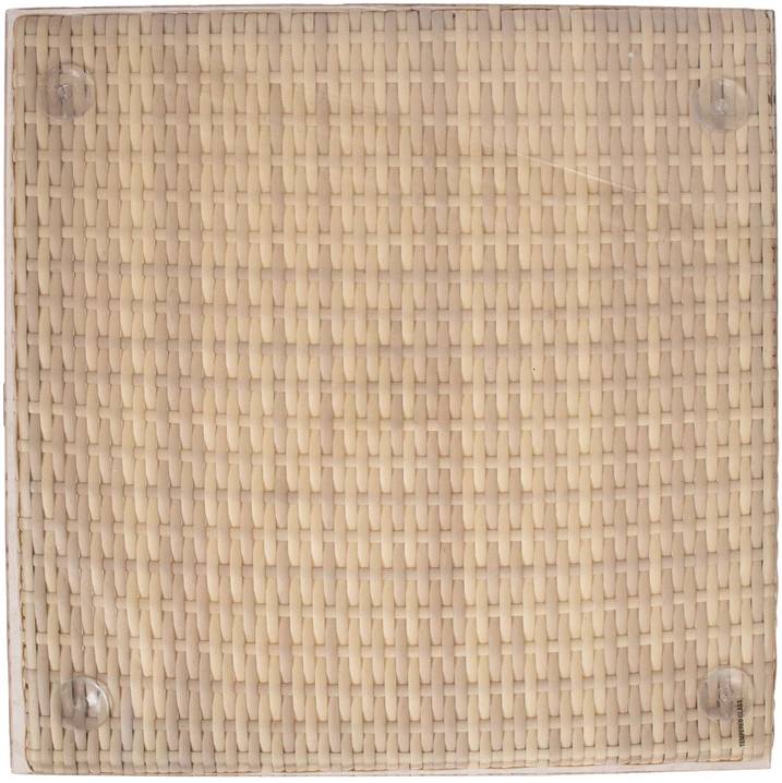 Home4You Staliukas WICKER 50x50xH45cm, smėlio spalvos