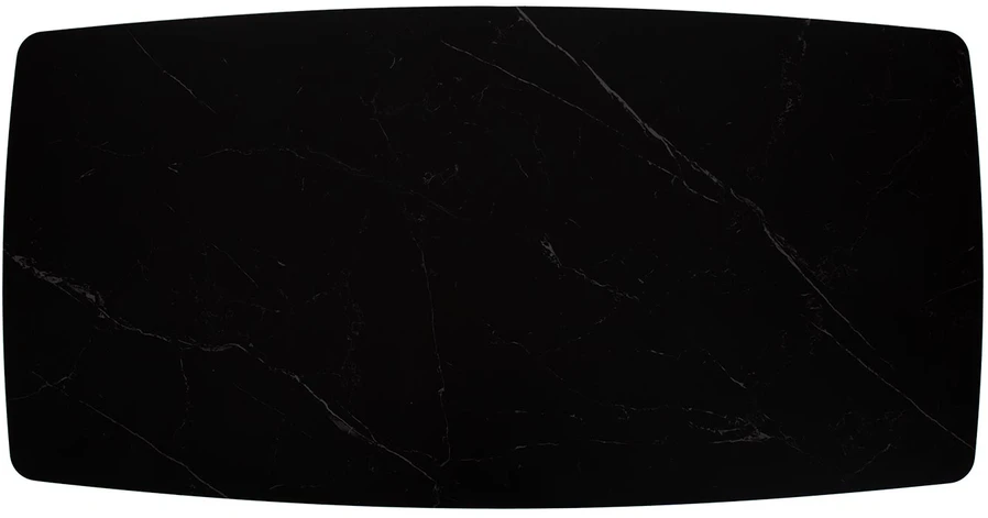 Home4You Stalas BEIDA 180x90xH75cm, juodas