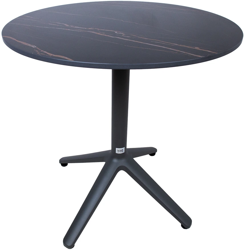 Home4You Stalas BEIDA D70xH72cm, rudas
