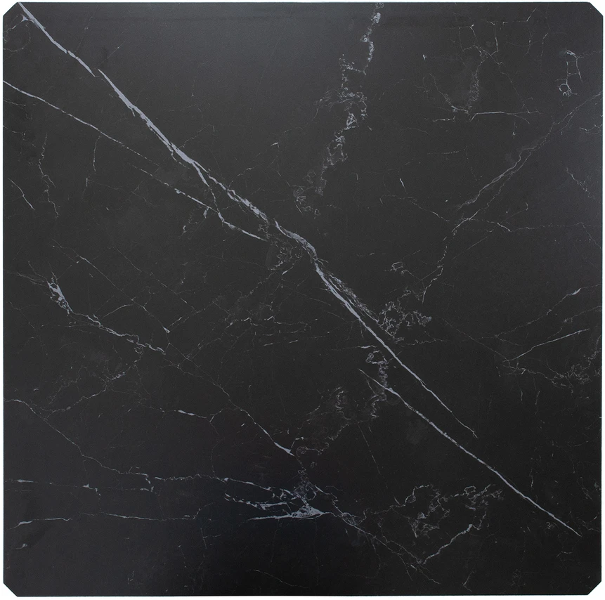 Home4You Stalas CARVES 90x90xH75cm, antracitas
