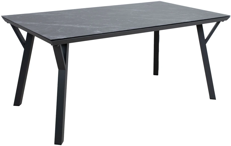 Home4You Stalas CASPER 160x90H73cm, pilkas