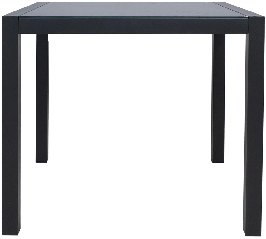 Home4You Table DELGADO 80x80xH72cm, pilkas