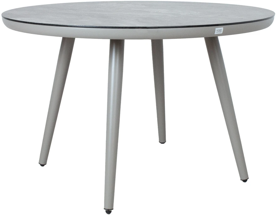 Home4You Lauko stalas SILVA D120xH75cm Pilka/Smėlio spalva