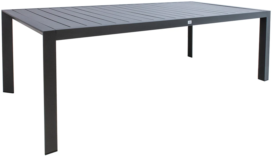 Home4You Table TOMSON 216x100xH73 cm, dark pilkas