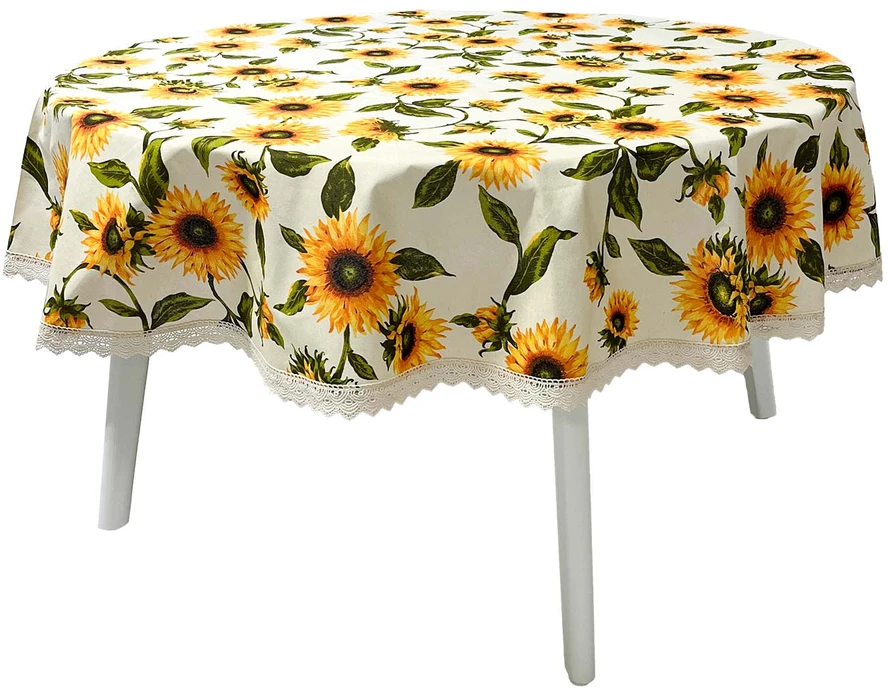 Home4You Stalo kilimėlis LONETA NEW D170cm, saulėgrąžos