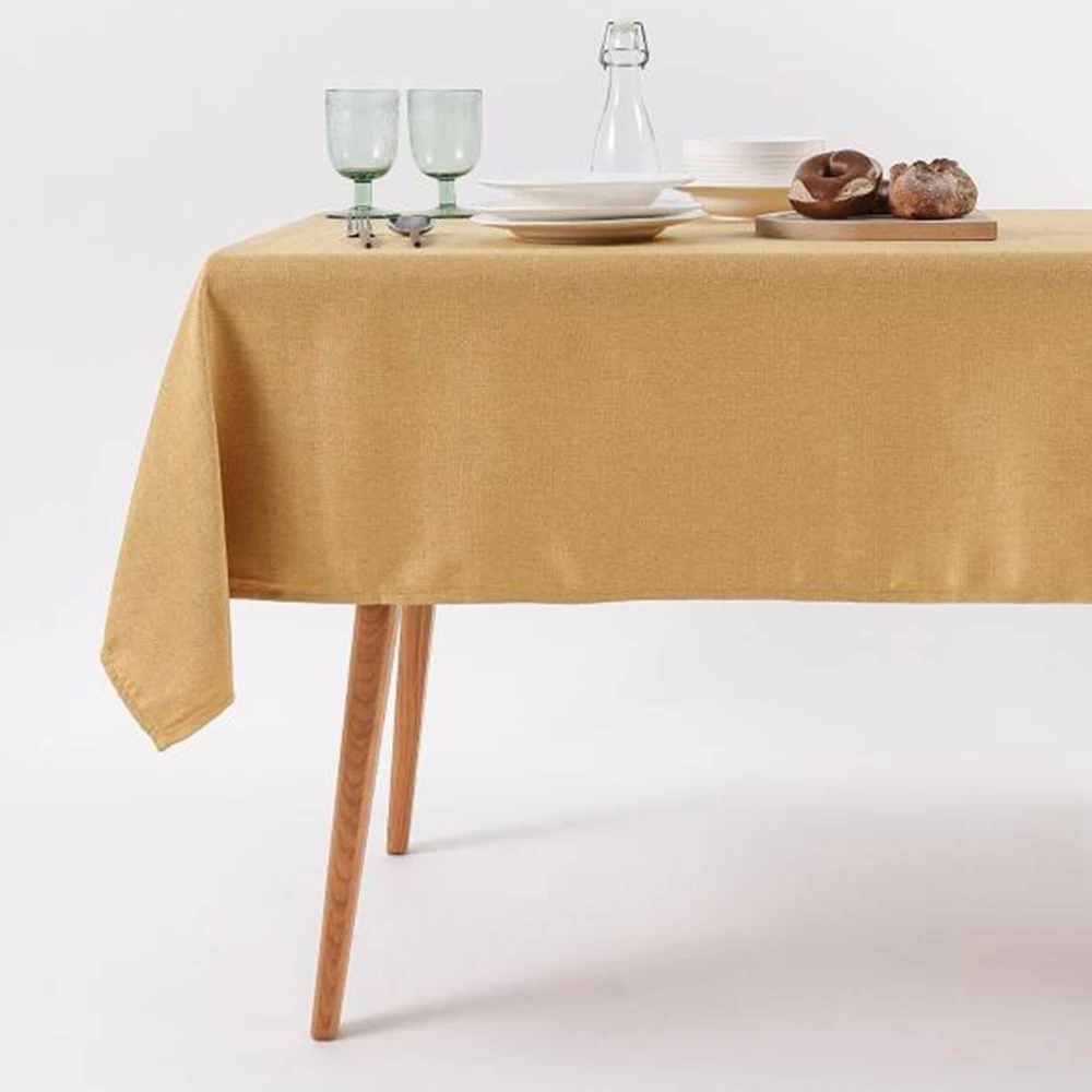 Home4You Staltiesė EASY CARE 140x220cm ochros geltonumo, 250 g/m2