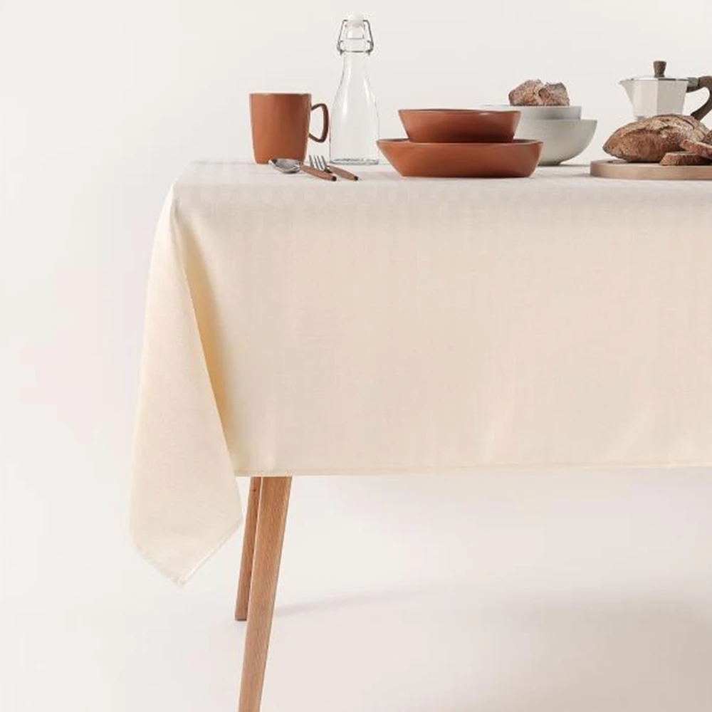 Home4You Easy Staltiesė LENGVAI PRIEŽIŪRA 135x220cm kreminė, 250g/m2