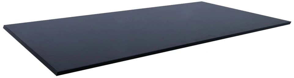 Juodas stalviršis ERGO 140x80cm kampiniu kampu