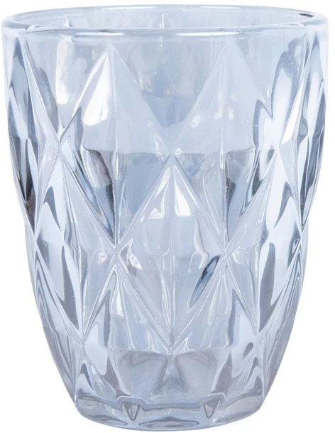 Home4You Geriamoji stiklinė CORAL 250ml, sidabrinis blizgesys