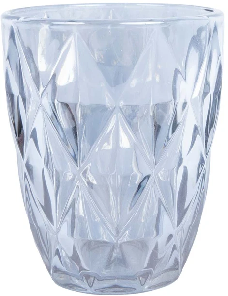 Home4You Geriamoji stiklinė CORAL 250ml, sidabrinis blizgesys