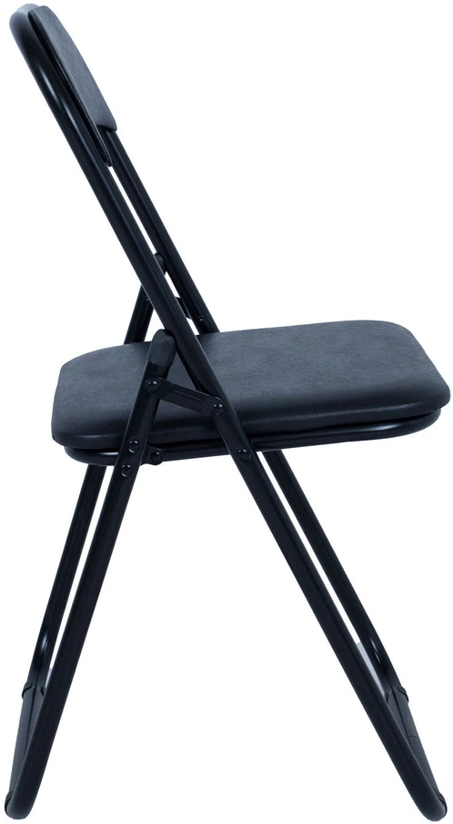 Home4You Sulankstoma kėdė CATERINA juoda/PVC
