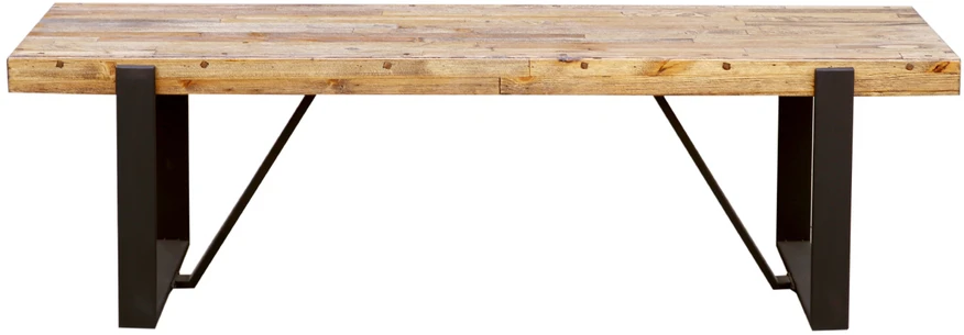 Home4You Bench Suoliukas IRONBRIDGE 150x40xH46cm, pušis