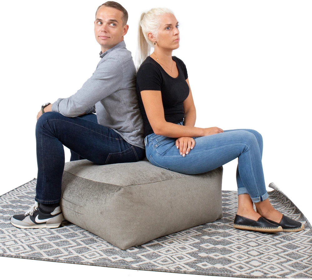 Home4You Stool MITSU-MITSU 80x80xH30cm, šviesiai ruda