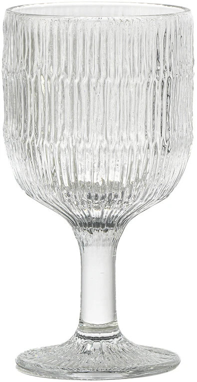 Home4You Vyno taurė „GIO BELLA“, aukštis 16 cm, skaidri
