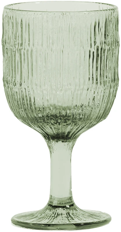 Home4You Vyno taurė „GIO BELLA“, aukštis 16 cm, žalia