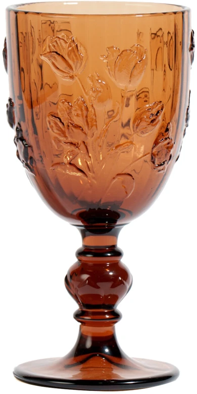 Home4You Vyno taurė „GIO MAISON“, aukštis 16,6 cm, ruda