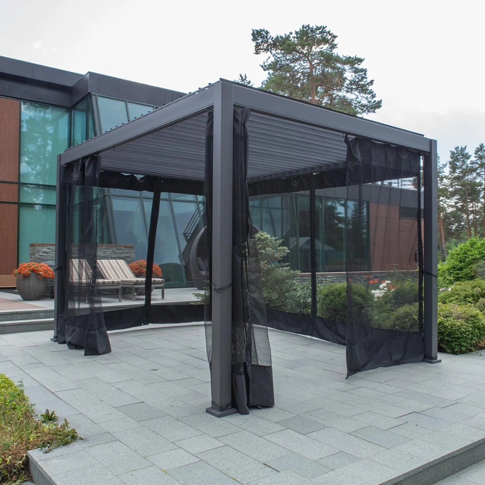 Home4You Tinklelis nuo uodų MIRADOR-111 300x400 cm Juodas Poliesteris