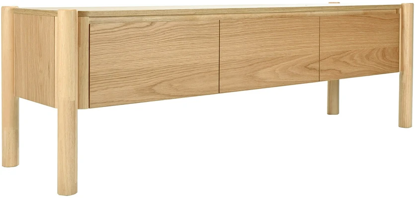 TV staliukas Home4You TV spintelė GARDENIA 153x43xA50,5cm, ąžuolo spalvos