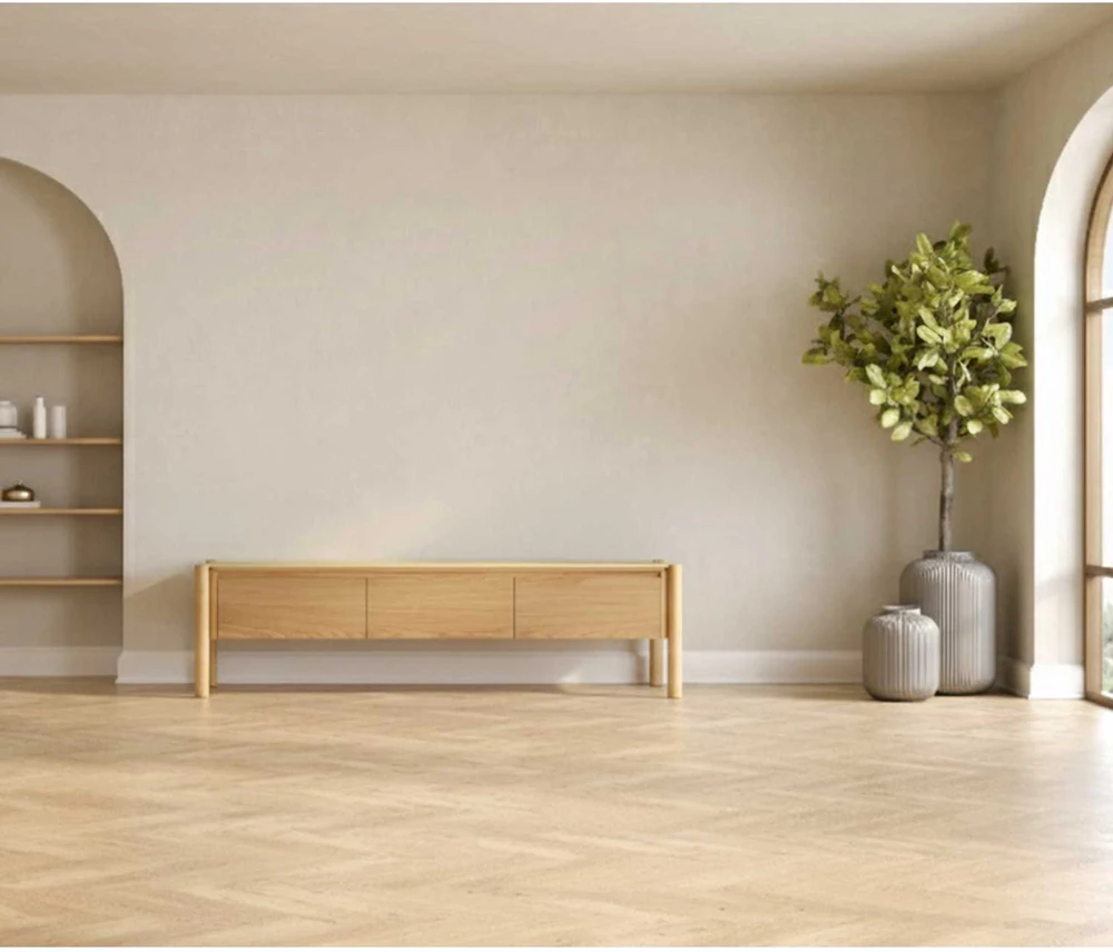 Home4You TV staliukas GARDENIA 183x43xH50,5cm Ąžuolo