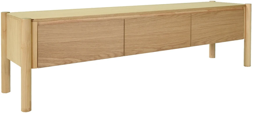TV staliukas Home4You TV spintelė GARDENIA 183x43xA50,5cm, ąžuolo spalvos