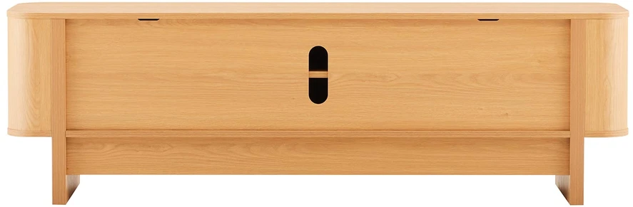 TV staliukas Home4You Unit TV spintelė MORBEN 160x42xA50cm, melaminas su ąžuolo dekoru