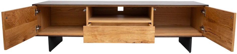 Fotelis Home4You TV spintelė VALENCIA 160x45xH45cm, ąžuolinė