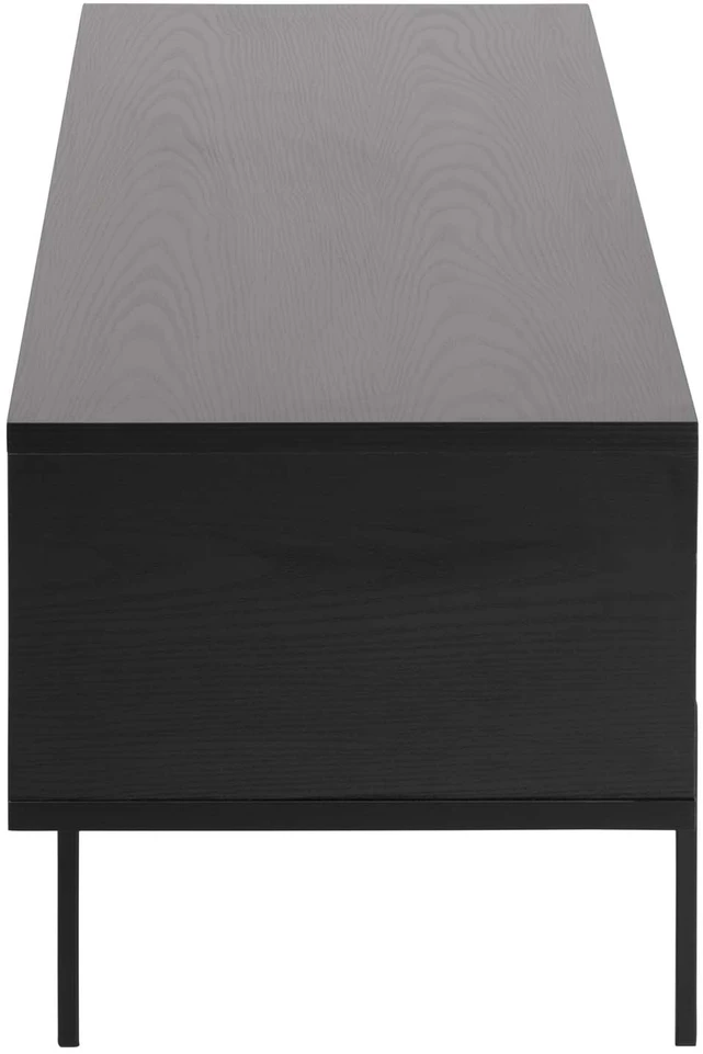 Home4You TV staliukas ANGUS 140x40xH44cm, juodas