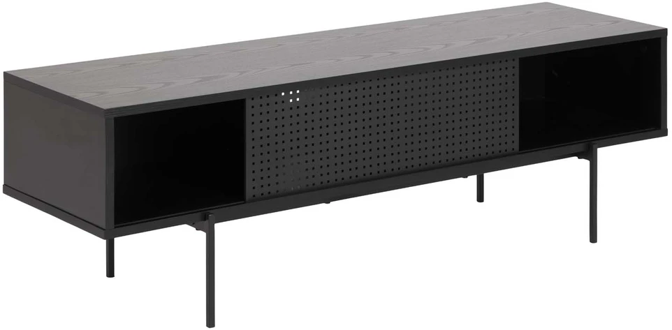 Home4You TV staliukas ANGUS 140x40xH44cm, juodas